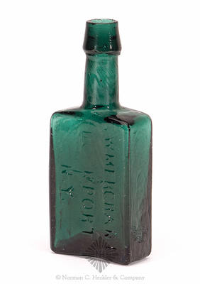 "G.W. Merchant / Lockport / N.Y." - "+" Medicine Bottle, AAM pg. 350