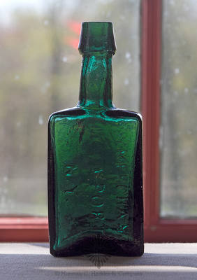 "G.W. Merchant / Lockport / N.Y." - "+" Medicine Bottle, AAM pg. 350