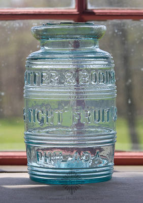 "Potter & Bodine's / Air-Tight Fruit Jar / Philada" - "Patented / April 13th 1858" Fruit Jar, L #2388