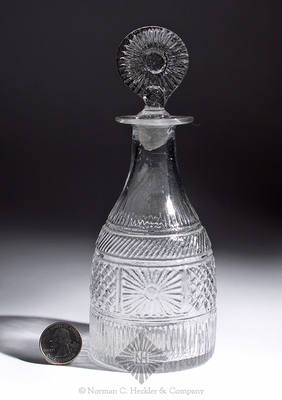 Blown Three Mold Decanter, GIII-9, Type 24 stopper