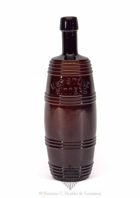 "Keystone / Bitters" Figural Bottle, R/H #K-36