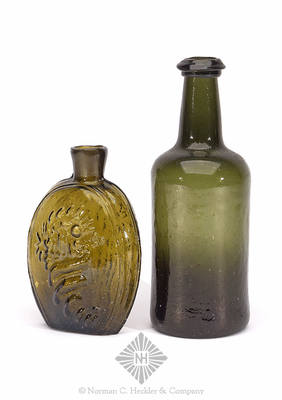 Two Early Bottles, GIII-12 and similar in form and construction to MW plate 45, #10