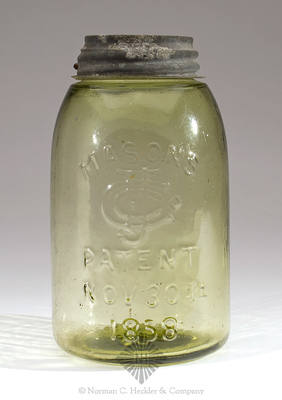 "Mason's / CFJCo / Patent / Nov 30th / 1858" Fruit Jar, L #1920