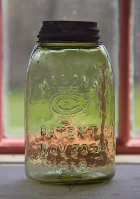 "Mason's / CFJCo / Patent / Nov 30th / 1858" Fruit Jar, L #1920