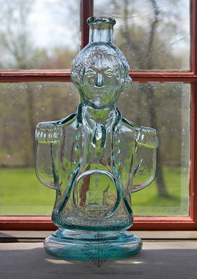 "Simon's Centennial Bitters" Figural Bottle, R/H #S-110