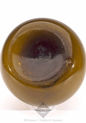 Freeblown Globular Bottle, Similar in form and construction to MW plate 47, #3