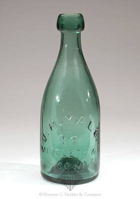 "J.H. Yale. / & C / Middletown / Conn" Soda Water Bottle, WB pg. 48 and 49