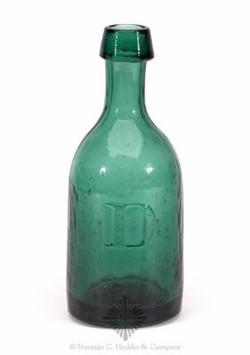 "Darling & Ireland / Boston / Mineral Water" - "D" Soda Water Bottle