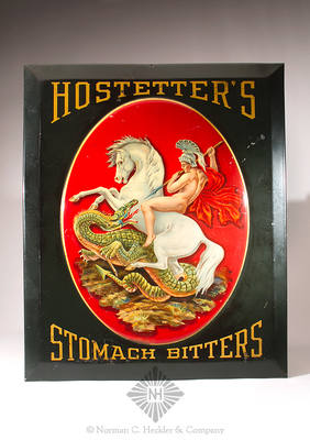 "Hostetter's / Stomach Bitters" Advertising Sign