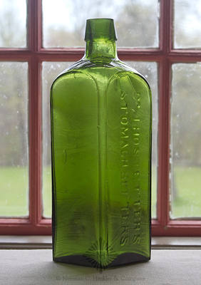 "Dr J. Hostetter's / Stomach Bitters" Bottle, R/H #H-195