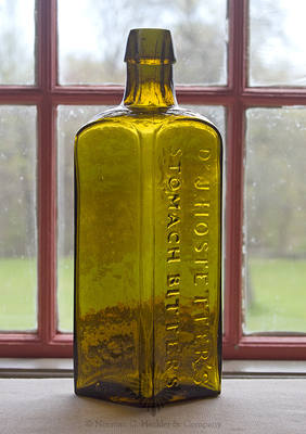 "Dr J. Hostetter's / Stomach Bitters" Bottle, R/H #H-195