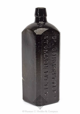 "Dr J. Hostetter's / Stomach Bitters" Bottle, R/H #H-194