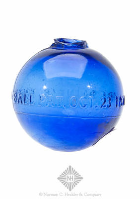 "Ira Paine's Filled Ball Pat. Oct. 23 1877." Target Ball
