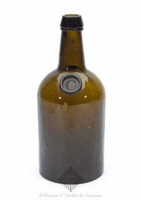 "C" Applied Seal Wine Bottle