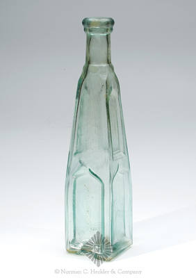 Cathedral Peppersauce Bottle, Similar in form and construction to Z pg. 455, top right