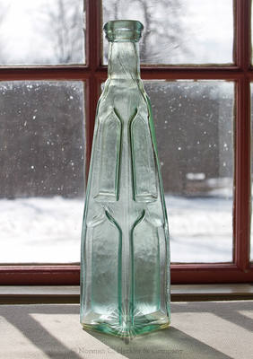 Cathedral Peppersauce Bottle, Similar in form and construction to Z pg. 455, top right