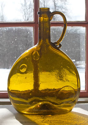 Freeblown Handled Whiskey Jug, Similar to MW plate 48, #4