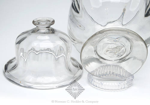 Pattern Molded Covered Sugar Bowl, Similar in form and construction to PG plate 162, center