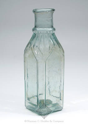 Cathedral Pickle Bottle, Similar to Z pg. 453, top left