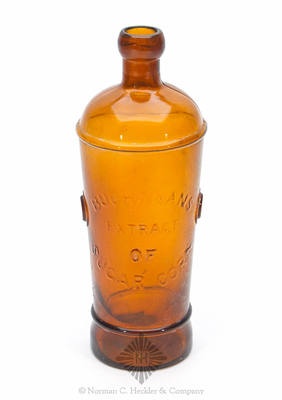 "Buchanans / Extract / Of / Sugar Corn" Figural Whiskey Bottle, Similar in form and construction to H #1447