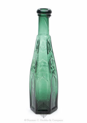 Cathedral Peppersauce Bottle, Form similar to Z pg. 435, center