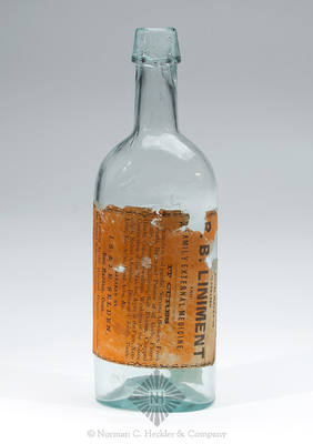 "A. McEckron's / Ring Bone / Liniment / N.Y." Medicine Bottle, AAM pg. 344