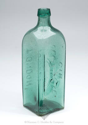 "London / Jockey / Club House / Gin / (Horse And Rider)" Gin Bottle, Similar to H #1569