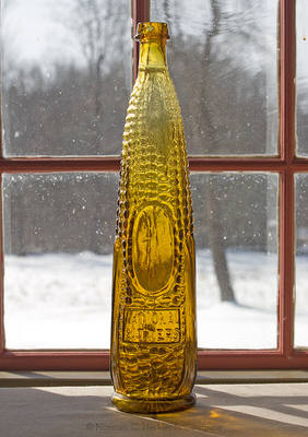 "National / Bitters" Figural Bottle, R/H #N-8