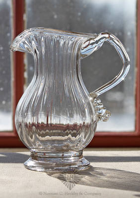 Pattern Molded Creamer, Similar in form and construction to PG plate 162, left