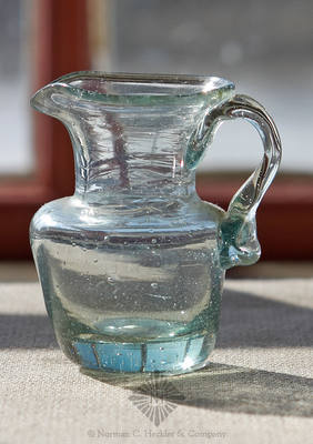 Miniature Freeblown Creamer, Similar in form and construction to PG plate 40, center