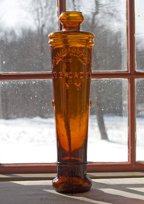 "A.M. Bininger & Co. / 19 Broad St. / N.Y." Figural Whiskey Bottle, BB #BPK-30