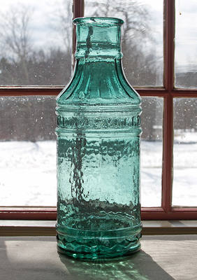 "Wells Miller & Provost." Fancy Pickle Bottle, Similar in form and construction to MW color plate VIII, top left