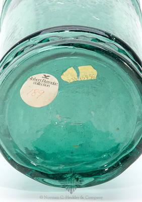 "Wells Miller & Provost." Fancy Pickle Bottle, Similar in form and construction to MW color plate VIII, top left