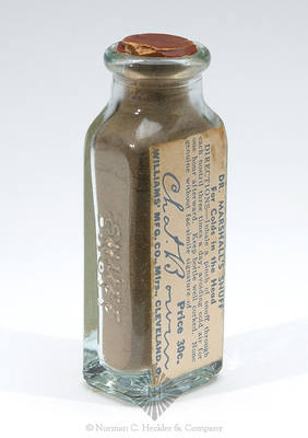 "Doct. / Marshall's / Snuff" Bottle, AAM pg. 339