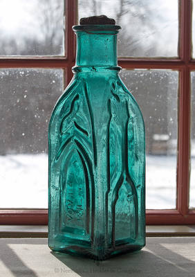 "T B Smith & Co / Philada." Cathedral Pickle Bottle, Z pg. 385, bottom