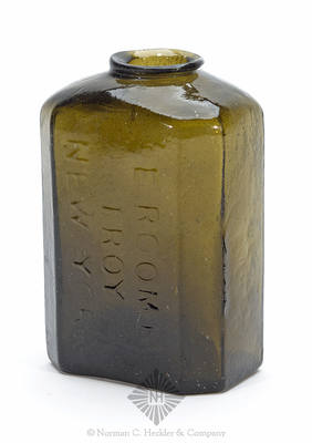 "E. Roome / Troy / New York" Snuff Bottle, Similar in form and construction to MW plate 75, #15