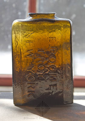 "E. Roome / Troy / New York" Snuff Bottle, Similar in form and construction to MW plate 75, #15