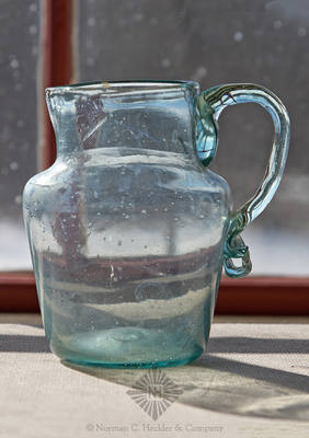 Freeblown Creamer, Similar in form and construction to PG plate 40