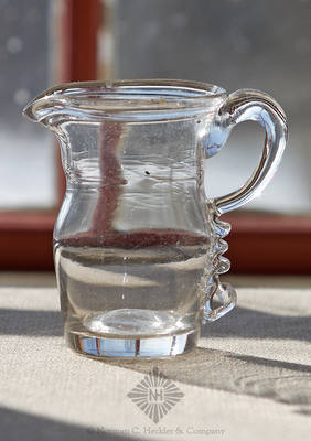 Miniature Freeblown Creamer, Similar in form and construction to JK plate 37