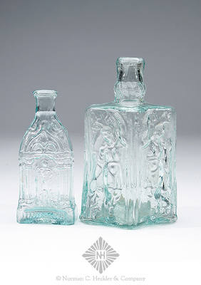 Two Fancy Cologne Bottles, MW plate 108, #10 and MW plate 109, #10