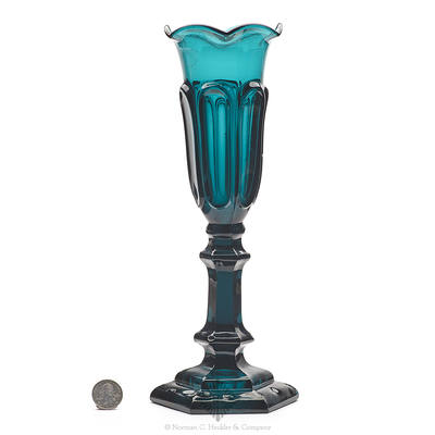 Pressed Glass Vase, Similar in form to B/K #3026