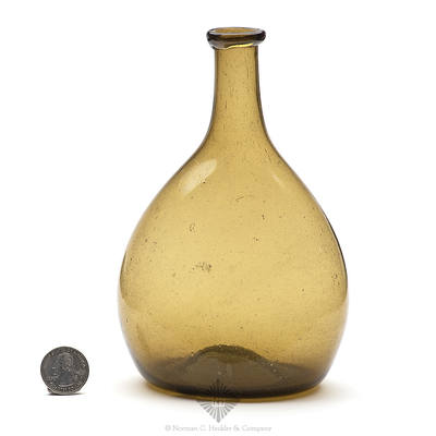 Freeblown Chestnut Bottle, Similar in form to KW fig. 47