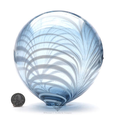 Freeblown Witch Ball, Similar to GW color plate 4, bottom right