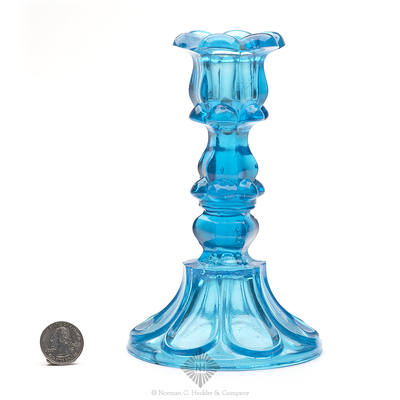 Pressed Glass Candlestick, B/K #4032