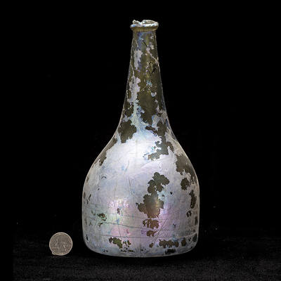 Early Wine Bottle, Similar in form and construction to AG plate 125