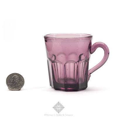 Pressed Glass Handled Tumbler, Similar in form and construction to JK plate 139