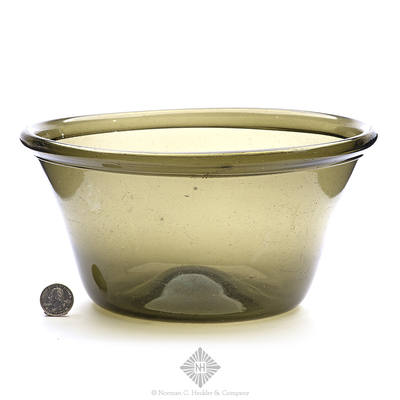 Freeblown Serving Bowl, Similar in form and construction to McK plate 13, #8