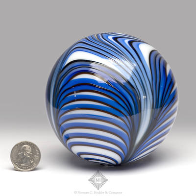 Freeblown Witch Ball, Similar to B/K #3234 and 3235