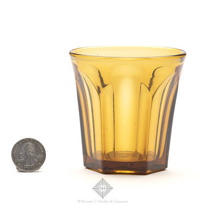 Pressed Glass Tumbler, JK plate 138