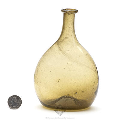 Freeblown Chestnut Bottle, Similar in form to KW fig.47